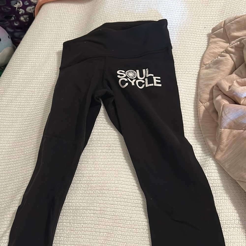 Black soul cycle leggings Lululemon